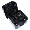 PowerConnections Mains Connector Converter USA to UK 5A ACP3-BK-R-10A