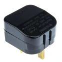 PowerConnections Mains Connector Converter USA to UK 5A ACP3-BK-R-10A