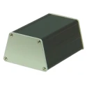 nVent SCHROFF minipac Series Aluminium Enclosure IP40 75.6 mm x 100 mm x 47.5 mm Black Body Natural Lid 24814008