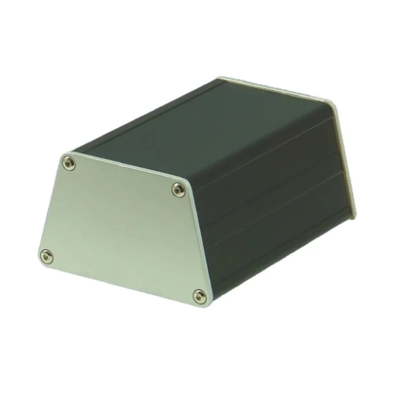nVent SCHROFF minipac Series Aluminium Enclosure IP40 75.6 mm x 100 mm x 47.5 mm Black Body Natural Lid 24814008