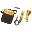 Fluke High-Accuracy Thermometer and Electrical Tester T5-600 + 62MAX + 1AC-II, 600V AC, Continuity T5-600/62MAX +/1AC KIT