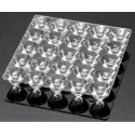 Ledil VIRPI Series 25-Way LED Lens, Square Clear Polymethyl Methacrylate Spot Beam with 13 to 16° Viewing C12607_VIRPI-S