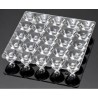 Ledil VIRPI Series 25-Way LED Lens, Square Clear Polymethyl Methacrylate Spot Beam with 13 to 16° Viewing C12607_VIRPI-S