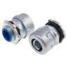 RS PRO Straight Adapter for PVC Metal Conduit Nickel Plated Brass 6.35 mm Nominal Size M16 x 1.5 784-0114