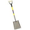 Spear & Jackson Square Shovel, Blade Width 250 mm, Handle Length 711 mm, Manganese Steel Blade, Fibreglass Handle 2731TFLRS