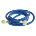 RS PRO Flexible Sanitary Hose, 2.5 m Long, Polyvinyl Chloride, Blue, Inside Diameter 10mm, EN 61770 784-5658