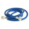 RS PRO Flexible Sanitary Hose, 2.5 m Long, Polyvinyl Chloride, Blue, Inside Diameter 10mm, EN 61770 784-5658