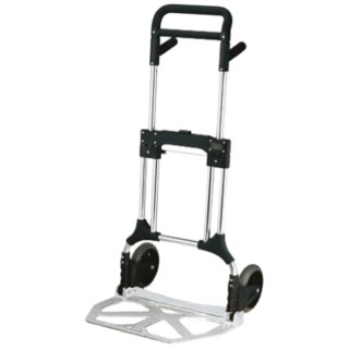 RS PRO Medium Duty Foldable Aluminium Sack Truck 200 kg Load 590 mm x 390 mm Toe Plate 200 mm Rubber Wheel 784-6030