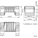 Murata 0603 Unshielded Wirewound Surface Mount Inductor with Ferrite Core 36 nH ±2% 400 mA Idc Q40 LQW18AN36NG00D