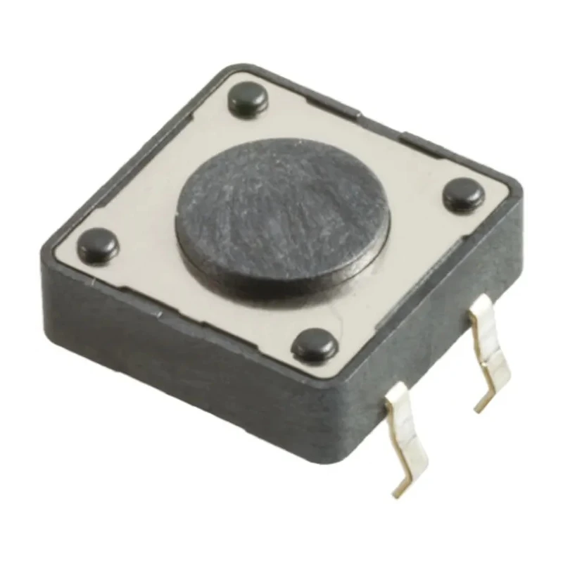 Wurth Elektronik Black Tactile Switch Button 5 mm SPST 50mA 12 V dc Through Hole 430476043716
