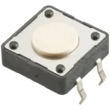 Wurth Elektronik White Tactile Switch Button 5 mm SPST 50mA 12 V dc Surface Mount 430466043726