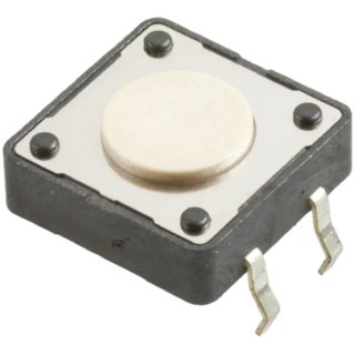 Wurth Elektronik White Tactile Switch Button 5 mm SPST 50mA 12 V dc Surface Mount 430466043726