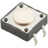 Wurth Elektronik White Tactile Switch Button 5 mm SPST 50mA 12 V dc Surface Mount 430466043726