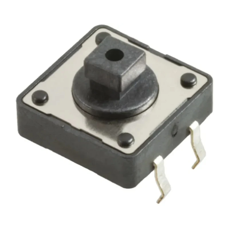 Wurth Elektronik Black Tactile Switch Button 3.8mm SPST 50mA 12V DC Through Hole 430476073716