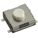 Wurth Elektronik White Tactile Switch, 0.5 mm Actuator Length, SPST 50mA 12 V dc, Surface Mount 430471025826