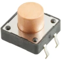 Wurth Elektronik Pink Tactile Switch Button, 5 mm Actuator, SPST 50mA 12 V dc Through Hole 430456085736