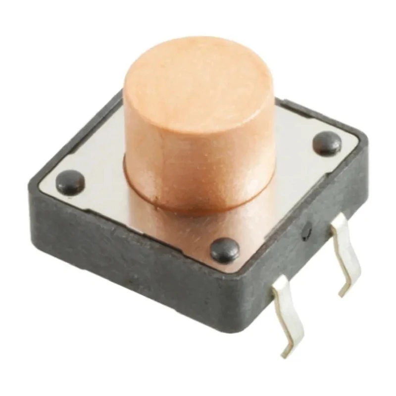 Wurth Elektronik Pink Tactile Switch Button, 5 mm Actuator, SPST 50mA 12 V dc Through Hole 430456085736