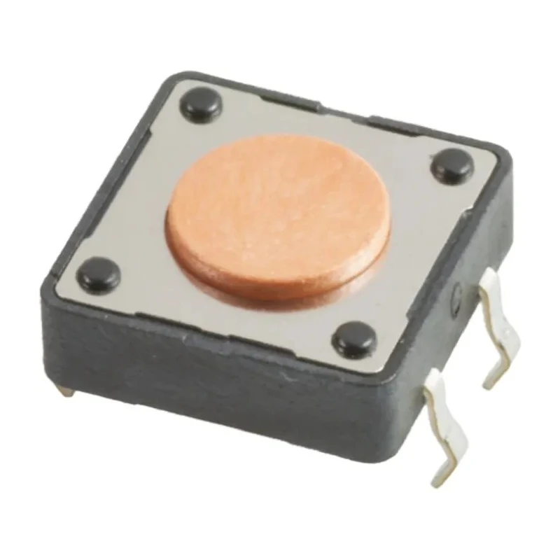 Wurth Elektronik Pink Tactile Switch Button 0.8mm SPST 50mA 12V DC Through Hole 430456043736