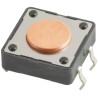 Wurth Elektronik Pink Tactile Switch Button 0.8mm SPST 50mA 12V DC Through Hole 430456043736