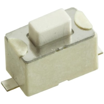 Wurth Elektronik White Tactile Switch SPST 50mA 12 V DC Surface Mount 1.5 mm Actuator 434111050826
