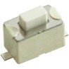 Wurth Elektronik White Tactile Switch SPST 50mA 12 V DC Surface Mount 1.5 mm Actuator 434111050826