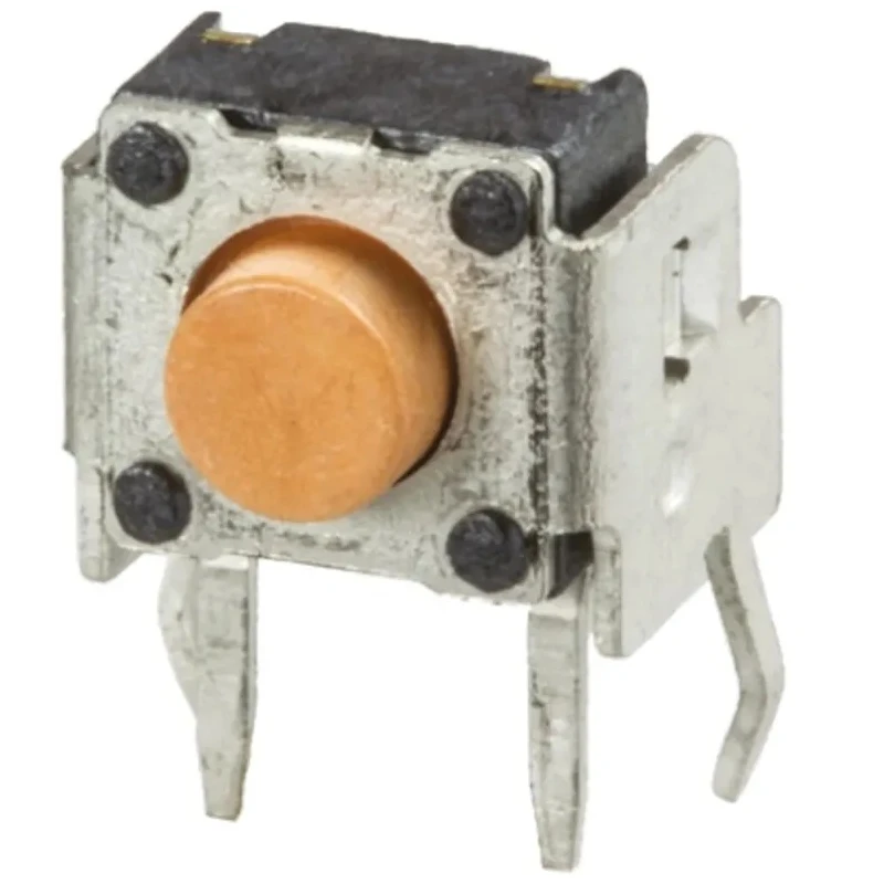 Wurth Elektronik Pink Tactile Switch SPST 50mA 12 V dc Through Hole, 1.3 mm Actuator Length, Right Angle 431256038736