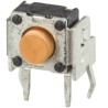Wurth Elektronik Pink Tactile Switch SPST 50mA 12 V dc Through Hole, 1.3 mm Actuator Length, Right Angle 431256038736