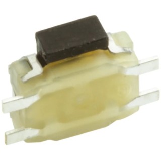 Wurth Elektronik Black Tactile Switch, SPST Momentary, 2.6 mm Actuator Length, 50mA 12 V dc, Surface Mount 434331045822