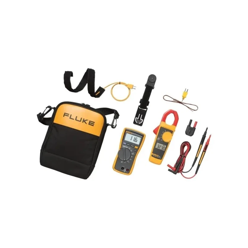 Fluke Multimeter Kit with Probes, True-RMS Clamp Meter, Case, Multimeter Malaysia FLUKE 116/323
