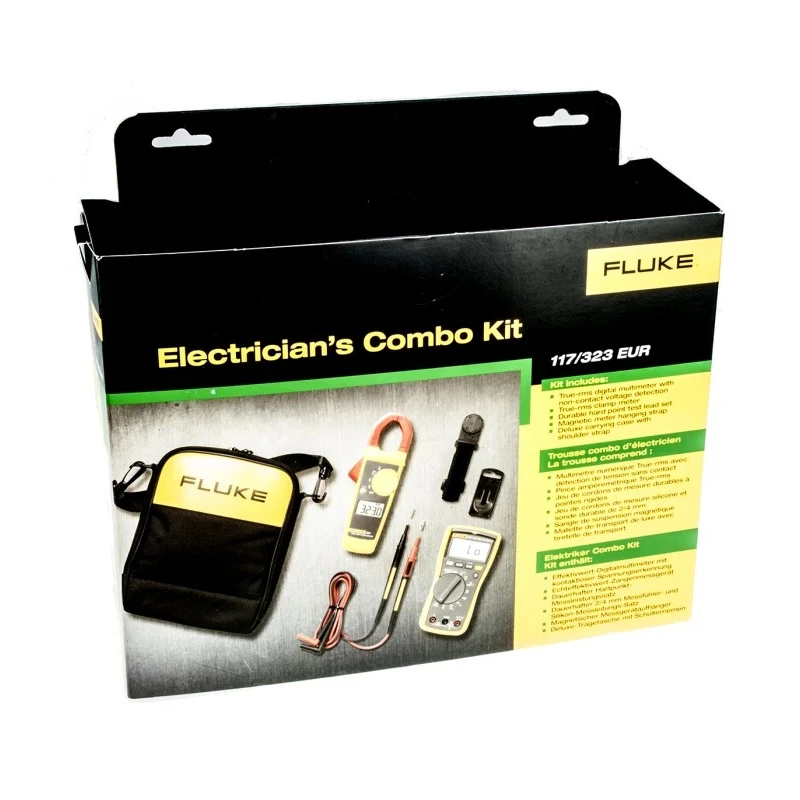 Fluke Multimeter Combo Kit 117 + 323 IMSK Industrial True RMS Multimeter and Clamp Meter Malaysia FLUKE 117/323