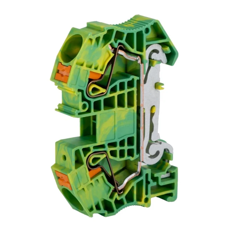 Phoenix Contact PT 16 N-PE Series Earth Terminal Block Green Yellow 0.5mm² to 25 mm² Push-in 250V 90A 1-Level 3212147