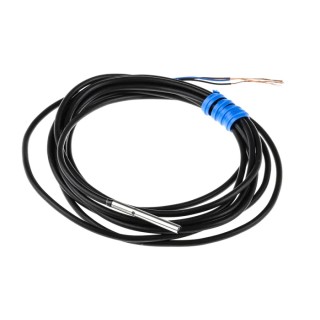 Omron Barrel Inductive Proximity Sensor Stainless Steel Body IP67 Flush Mount 0.8mm Detection 3V 30V DC E2E-C03SR8-WC-C1 2M