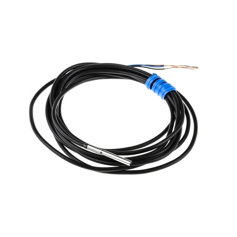 Omron Barrel Inductive Proximity Sensor Stainless Steel Body IP67 Flush Mount 0.8mm Detection 3V 30V DC E2E-C03SR8-WC-C1 2M