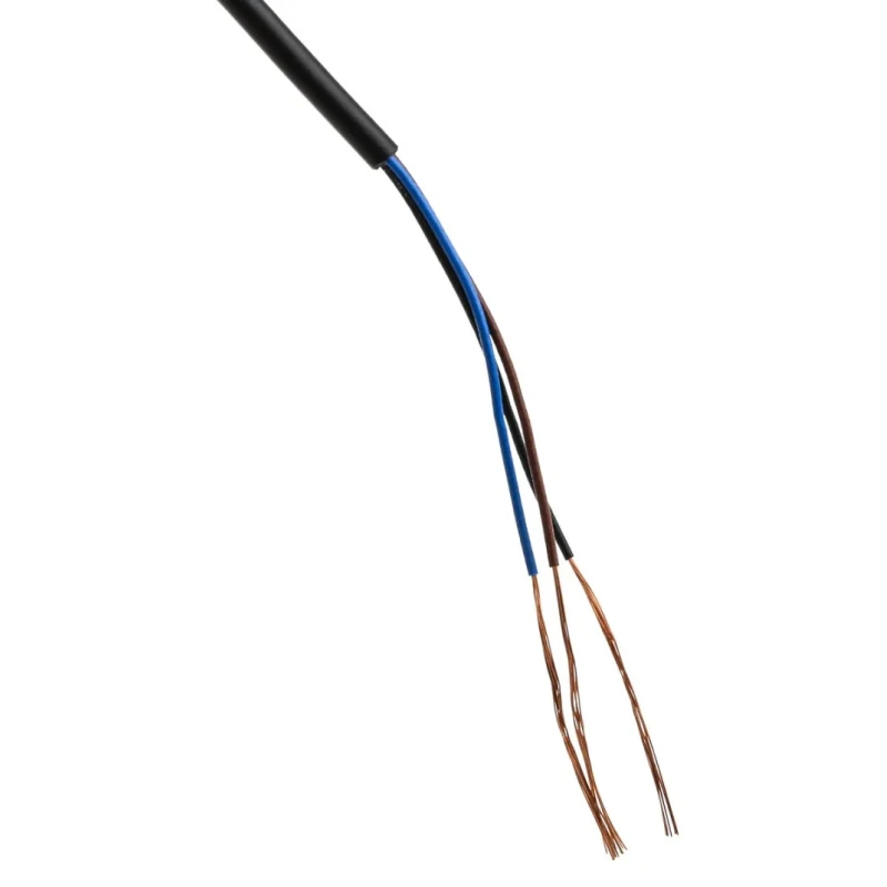 Omron Barrel Inductive Proximity Sensor Stainless Steel Body IP67 Flush Mount 0.8mm Detection 3V 30V DC E2E-C03SR8-WC-C1 2M