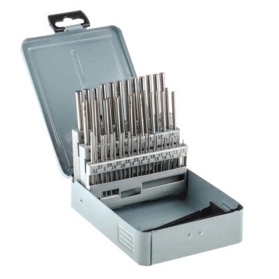 RS PRO Hole Drill Blank Set Steel High-Speed 51 Pieces Diameter 1-6 mm 785-7881
