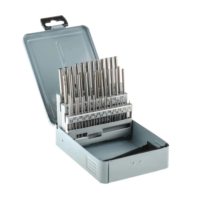 RS PRO Hole Drill Blank Set Steel High-Speed 51 Pieces Diameter 1-6 mm 785-7881