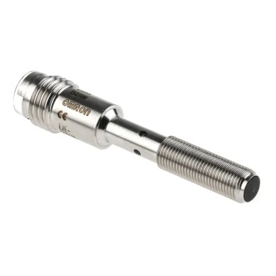 Omron Threaded Barrel Inductive Proximity Sensor Stainless Steel Body IP67 Flush Mount Output PNP 30 V DC E2E-S05S12-MC-B1