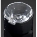 Ledil Tina2 Series Lens Assembly 11° Spot Beam, Round Lens 16.1mm Diameter, 9.7mm Height CA11016_TINA2-RS