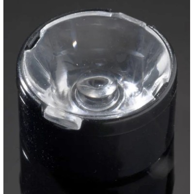 Ledil Tina2 Series Lens Assembly 11° Spot Beam, Round Lens 16.1mm Diameter, 9.7mm Height CA11016_TINA2-RS
