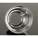 Ledil Brooke Series Round LED Reflector 45mm Diameter, 20.2mm Height, Aluminium Coated Polycarbonate C12083_BROOKE-SCR-M