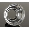 Ledil Brooke Series Round LED Reflector 45mm Diameter, 20.2mm Height, Aluminium Coated Polycarbonate C12083_BROOKE-SCR-M