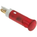 APEM Red Panel Mount Indicator, 12V DC, 20mA, Solder Lug Termination QS61XXR12