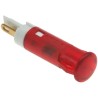 APEM Red Panel Mount Indicator 12V DC 20mA Solder Lug Termination QS61XXR12