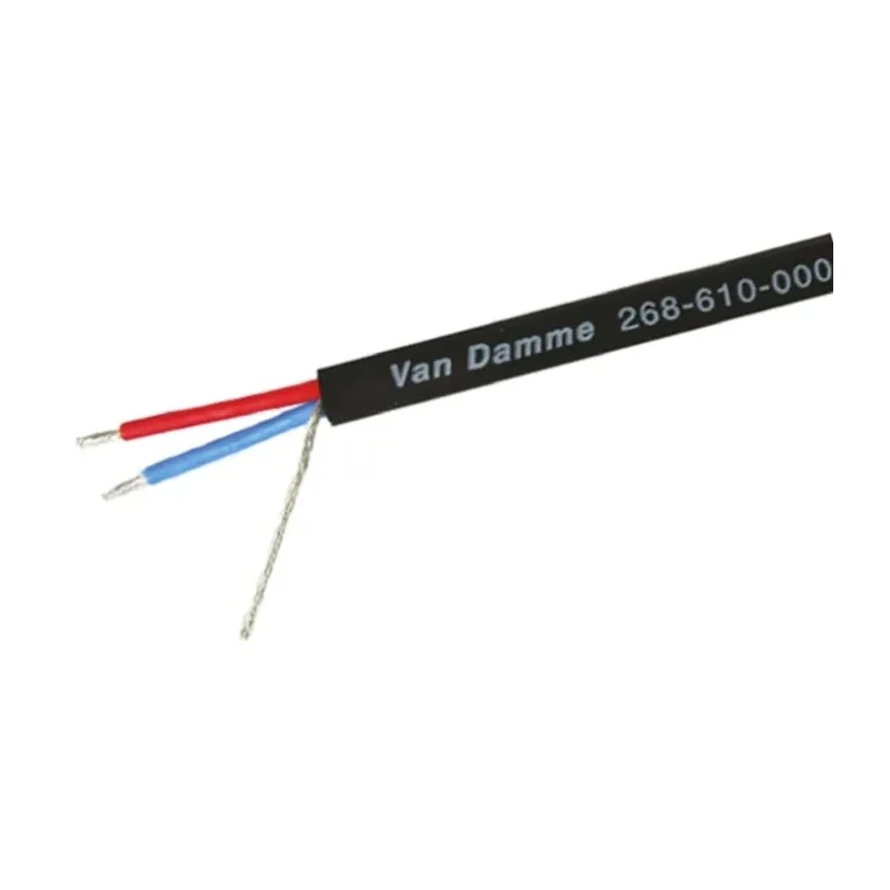 Van Damme Smart Control Series 1 Screened Audio Cable 100 m, Black 268-610-000