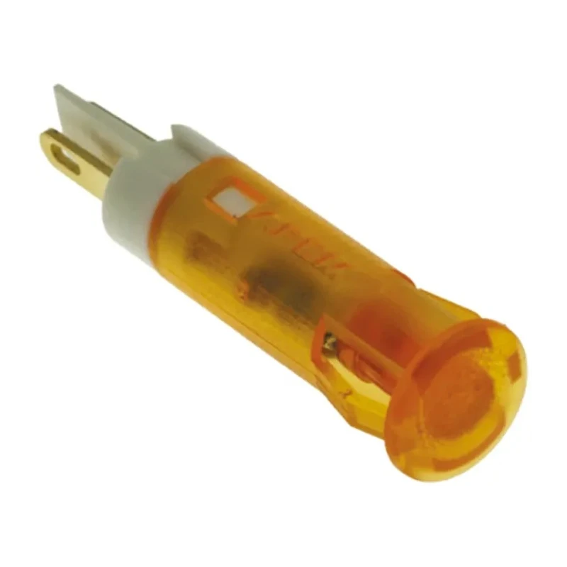 APEM Orange Panel Mount Indicator 24V dc 20mA Solder Lug Termination QS61XXO24