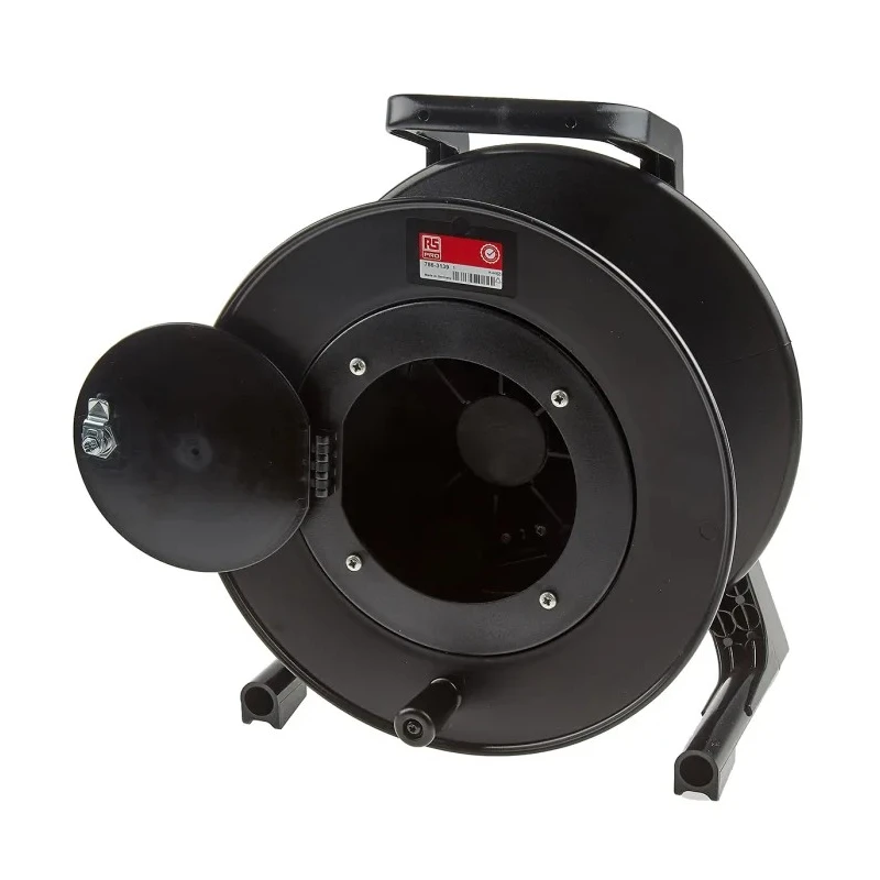 RS PRO Empty Cable Reel, Rubber Material, 1 Shelf, 200 m Cable Length Capacity, Dimensions 367x229x310 mm, Model 786-3139