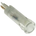 APEM White Panel Mount Indicator 24V DC 20mA Solder Lug Termination QS61XXW24