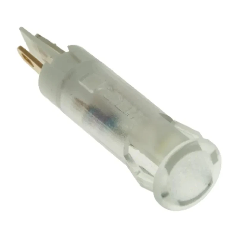 APEM White Panel Mount Indicator 24V DC 20mA Solder Lug Termination QS61XXW24
