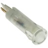 APEM White Panel Mount Indicator 24V DC 20mA Solder Lug Termination QS61XXW24