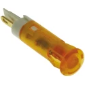 APEM Orange Panel Mount Indicator 24V dc 20mA Solder Lug Termination QS61XXO24